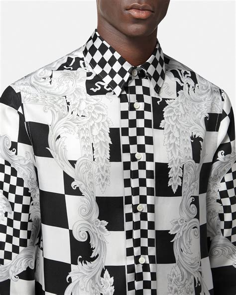 versace medusa shirt for sale|medusa contrasto silk shirt.